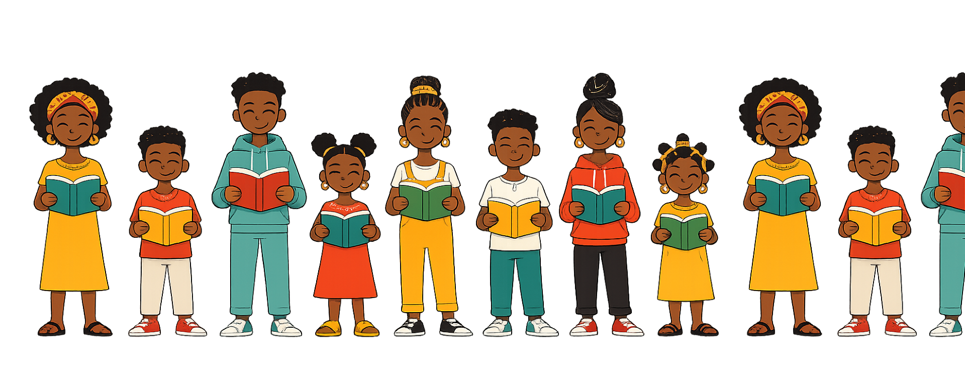 Book Village Illustrations